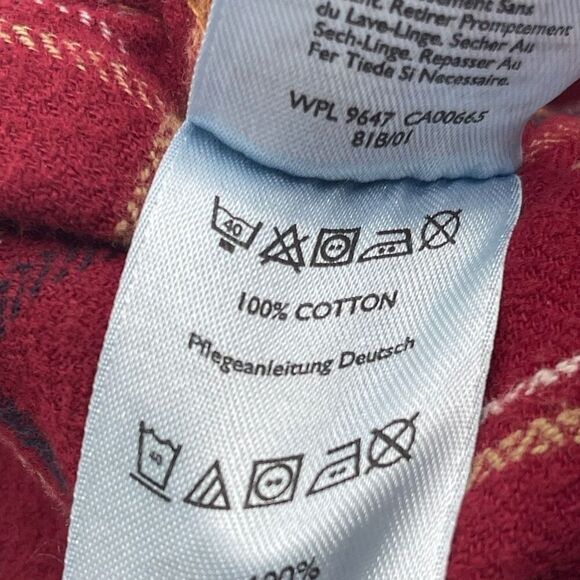 EDDIE BAUER Flannel Lined Jeans Men's Size 40X30 Blue Straight Leg Relaxed Fit - Picture 11 of 16